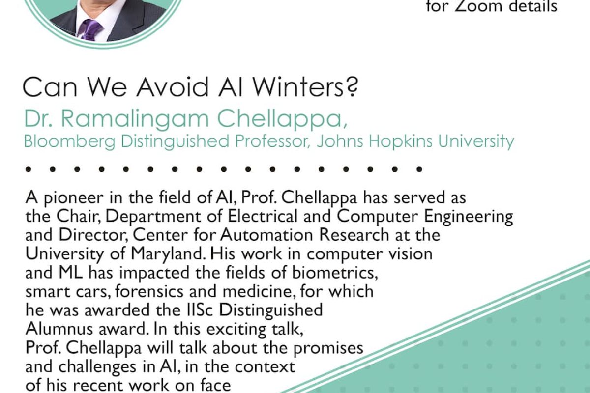 Dr. Rama Chellappa Webinar Flyer